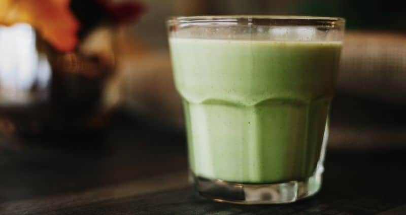 a green smoothie