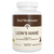 A white bottle labeled "Organic Lions Mane Extract Capsules for Pets" by Real Mushrooms, an organic supplement for dogs and cats with 120 capsules rich in beta-glucans to support cognitive health.