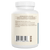 White bottle labeled with suggested use, storage, warning, allergen info, barcode, and vegan and recyclable icons for Real Mushrooms’ Vitamin D from Organic Mushrooms supplement.
