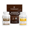 The Real Mushrooms Feel Good Bundle includes Lion’s Mane capsules, Tremella capsules, and Mushroom Hot Chocolate with 5 Defenders—all USDA Organic and made from organic mushroom extracts for daily wellness.