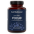 A brown bottle labeled "Real Mushrooms Lion's Mane Focus" contains 90 capsules of Lion’s Mane with cordyceps and Alpha-GPC, designed as a dietary supplement to support cognitive function.