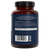 A dark red Lion's Mane Focus supplement bottle by Real Mushrooms features a blue label with usage instructions, storage directions, warnings, and cognitive support certifications like vegan and non-GMO.