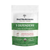 A white and green bag labeled "Real Mushrooms 5 Defenders® Organic Mushroom Complex – Bulk Powder" highlights immune support, beta-glucans, and various certifications on the front.