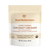 A beige pouch labeled "Real Mushrooms Functional Coconut Creamer - Powder" contains plant-based mushroom extracts, is USDA Organic certified, and has a net weight of 6.35 oz (180 g).