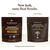 Side-by-side comparison of Real Mushrooms' Mushroom Hot Chocolate Mix shows the old and new unsweetened brown pouches, both labeled vegan and featuring organic mushroom extract.