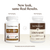 Comparison of old and new packaging for Real Mushrooms Organic Lions Mane Extract Capsules for Pets, highlighting updated design, beta-glucans content, and branding details on both bottles.