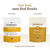 Side-by-side image displays old and new packaging for Real Mushrooms Organic Tremella Extract Powder, noting design changes. During the transition, packaging may vary. Supports skin, hair, and nail health with natural beta-glucans.