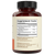 A brown bottle of Real Mushrooms RealBoost shows its Supplement Facts label, listing cordyceps mushroom, AMATEA guayusa, and ginseng extract per two-capsule serving.