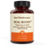 A brown bottle labeled "Real Mushrooms RealBoost - Cordyceps, Guayusa and Ginseng" contains 60 dietary supplement capsules with Cordyceps mushroom, guayusa, and Panax ginseng extracts.
