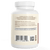 White bottle of Real Mushrooms Organic Reishi Mushroom Capsules featuring a label with suggested use, storage, warnings, barcode, certifications, and text stating it contains organic Ganoderma lucidum rich in beta-glucans.