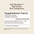 Supplement facts label for Real Mycelium™ by Real Mushrooms (Lion's Mane mycelium capsules), showing serving size, servings per container, and Erinacine A content per serving to support cognitive function.