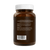 Brown supplement bottle with white cap, featuring the back label with suggested use, storage instructions, warning, and a barcode. Real Mushrooms' Real Mycelium™ Lion's Mane is for cognitive support. No visible branding on this side.