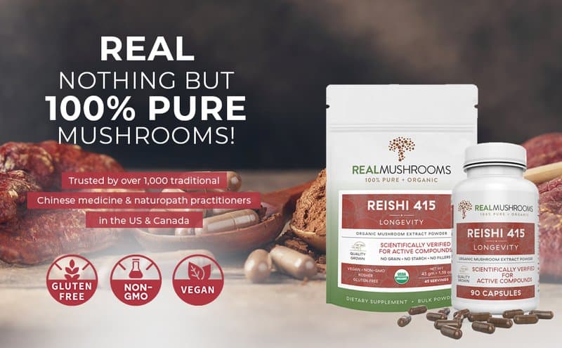 Real Mushrooms reishi supplement