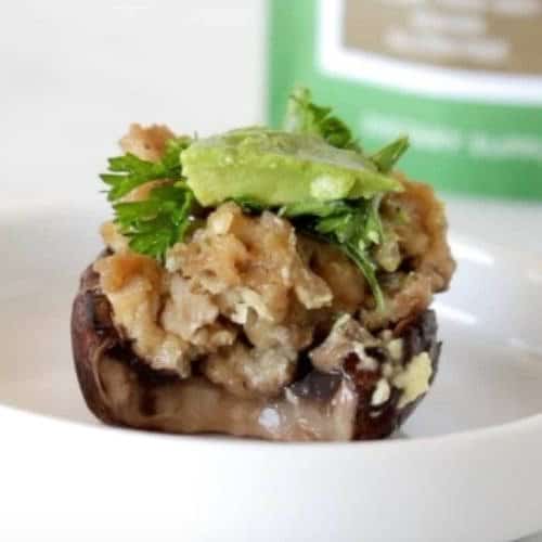 Keto stuffed mushrooms recipe