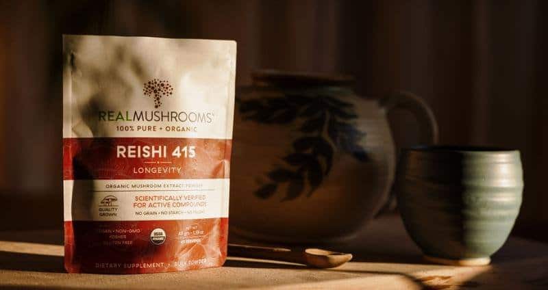 Reishi mushroom powder