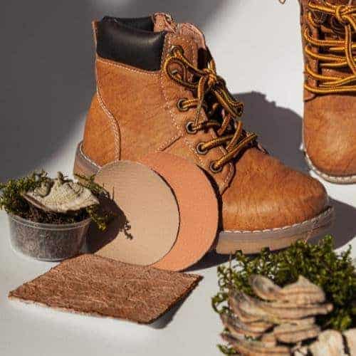 mycelium leather boots