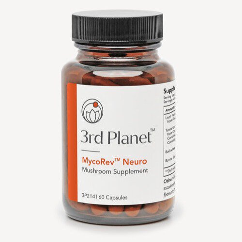 3rd Planet MycoRev™ Neuro supplement bottle