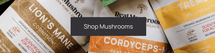 Packages of mushroom supplements