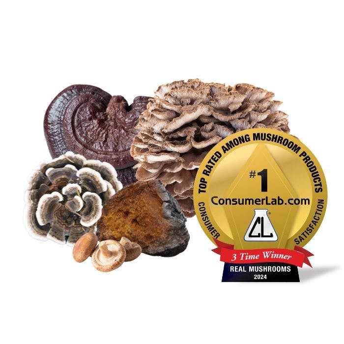 consumer lab badge real mushrooms