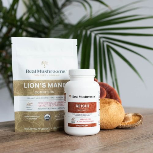 lion's mane and reishi products