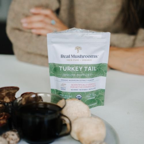 real mushrooms turkey tail pouch