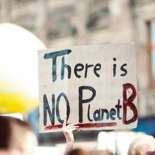 there is no planet B sign