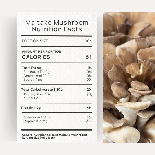 nutritional value of maitake mushrooms